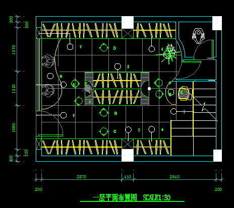 小服装店建筑设计图免费下载 - 建筑户型平面图